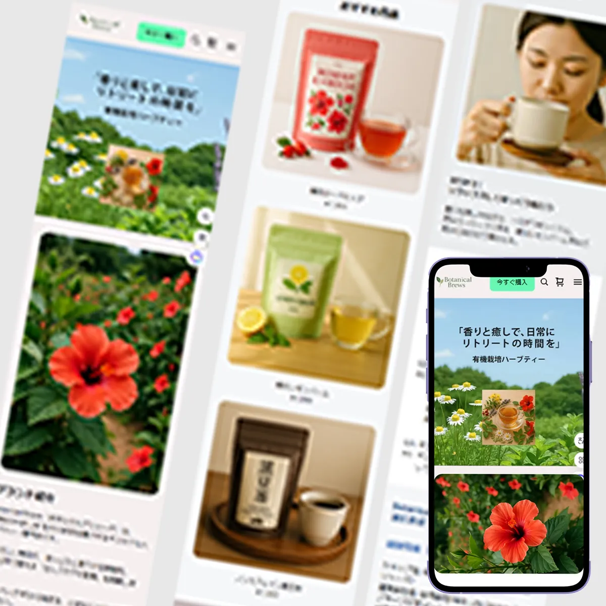 Botanical Brews の大スマホ